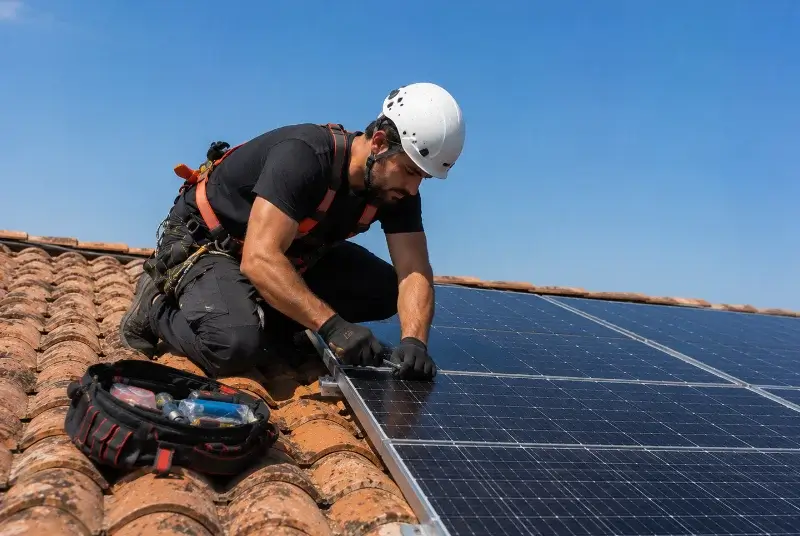 Maintenance et monitoring de panneaux solaires à Cerbère