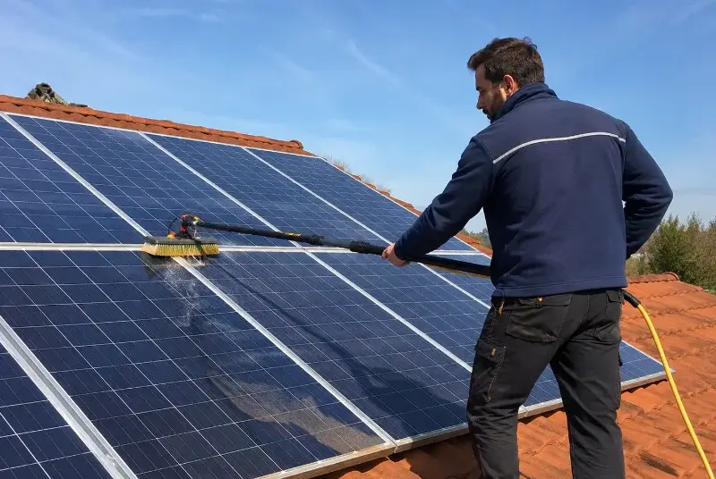 Nettoyage et entretien de panneaux solaires à Cerbère